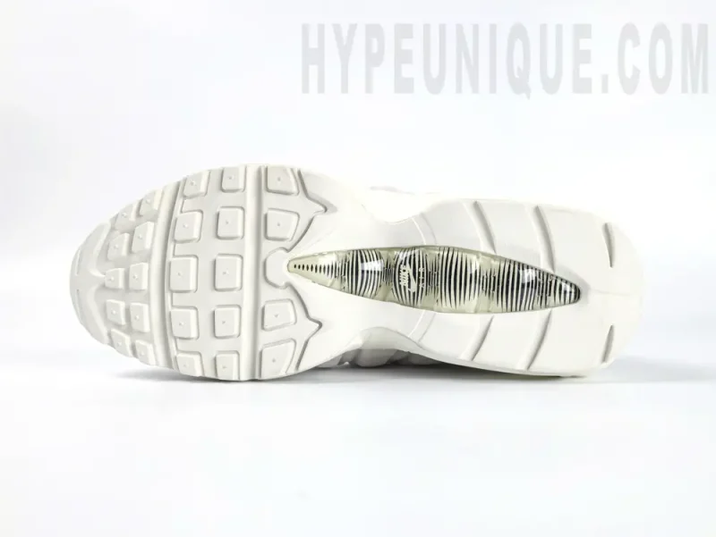 the white outsole