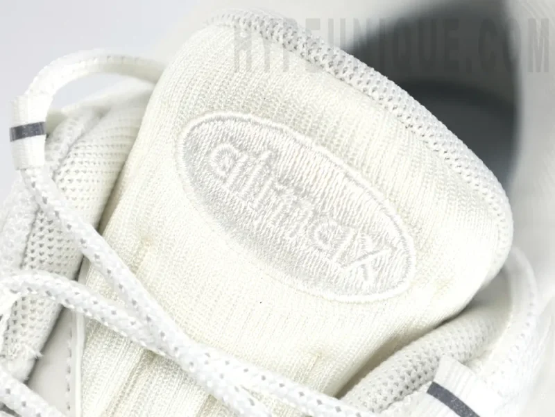 the white toe box