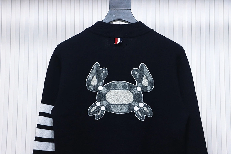 Crab Zipper Baseball Jacket - Image 4