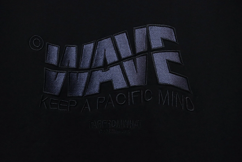 Far Archive Wave Embroidered Hoodie