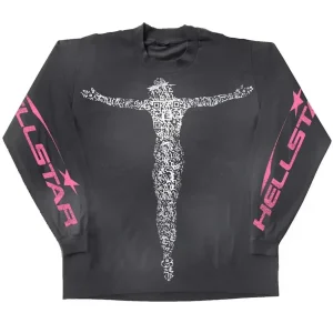 Hellstar Black-Hellstar Christ Long Sleeve T-Shirt