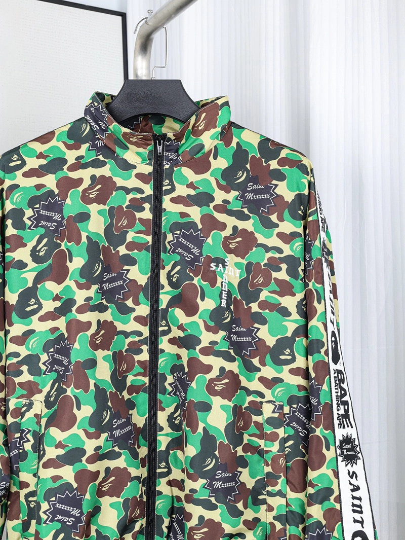 BAPE X Saint Michael Ribbon Camouflage Jacket