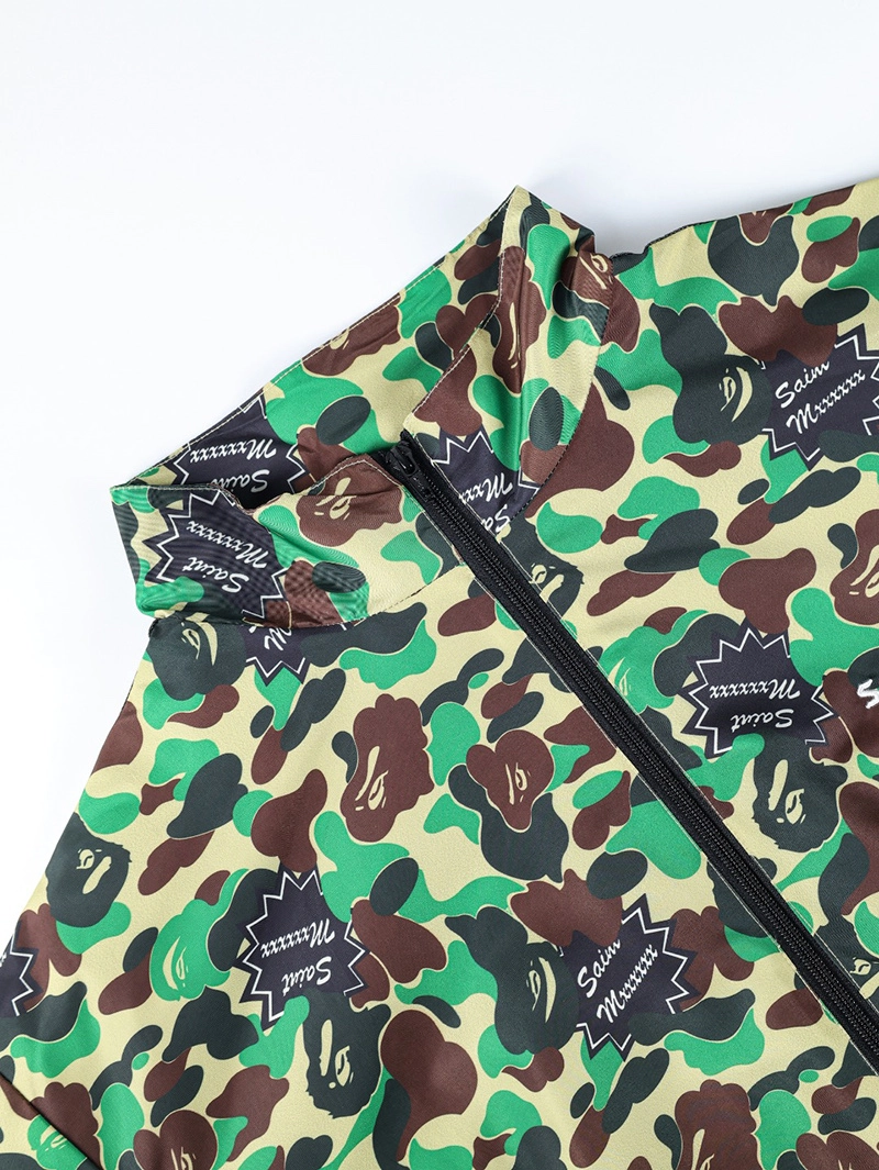 BAPE X Saint Michael Ribbon Camouflage Jacket