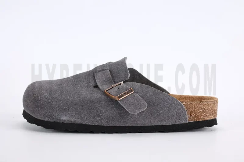 BK Boston Suede Leather Gray 1009542 - Image 2
