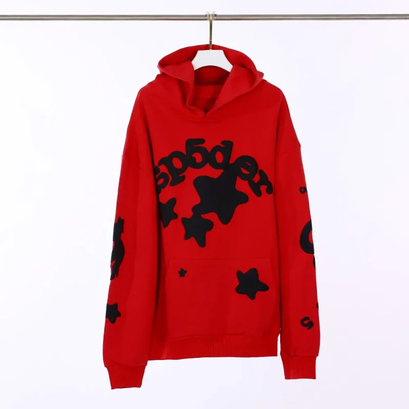 Sp5der Beluga Hoodie 'Red' Replica