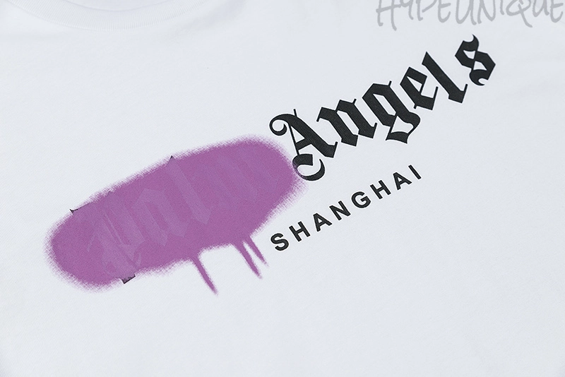 PALM ANGELS PARIS SPRAYED LOGO T-SHIRT - Image 6