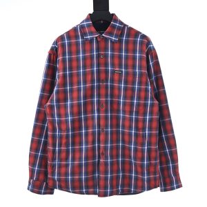 Plaid Double-Layer Double-Sided Shirt Jacket