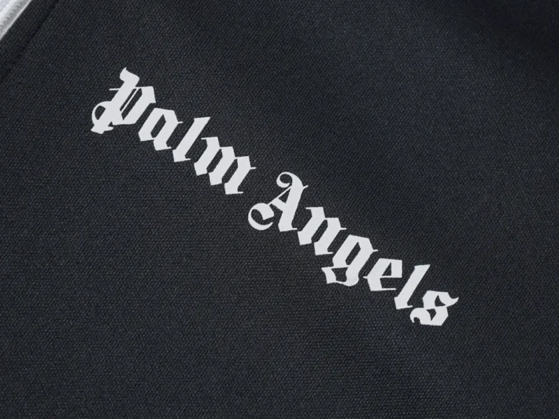 「1:1 Super Version」Palm Angels Logo Track Jacket 'Black' - Image 7