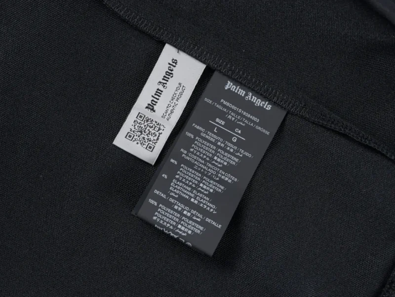 「1:1 Super Version」Palm Angels Logo Track Jacket 'Black' - Image 10