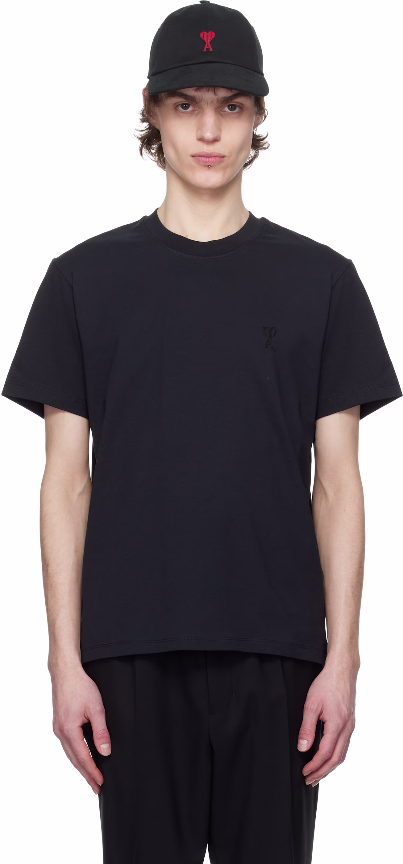 AMI Paris Cotton Ami de Coeur T-shirt - Image 13