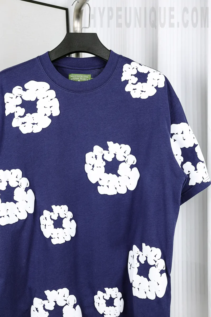 Denim Tears Cotton Wreath-Print T-Shirts - Image 12