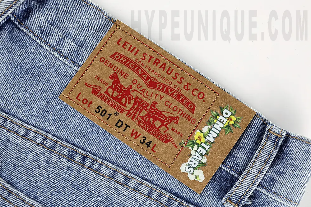 the brand label