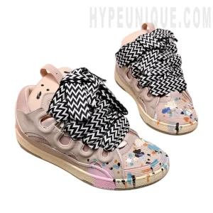 Leather Curb Gallery Dept. Pale Pink Multi