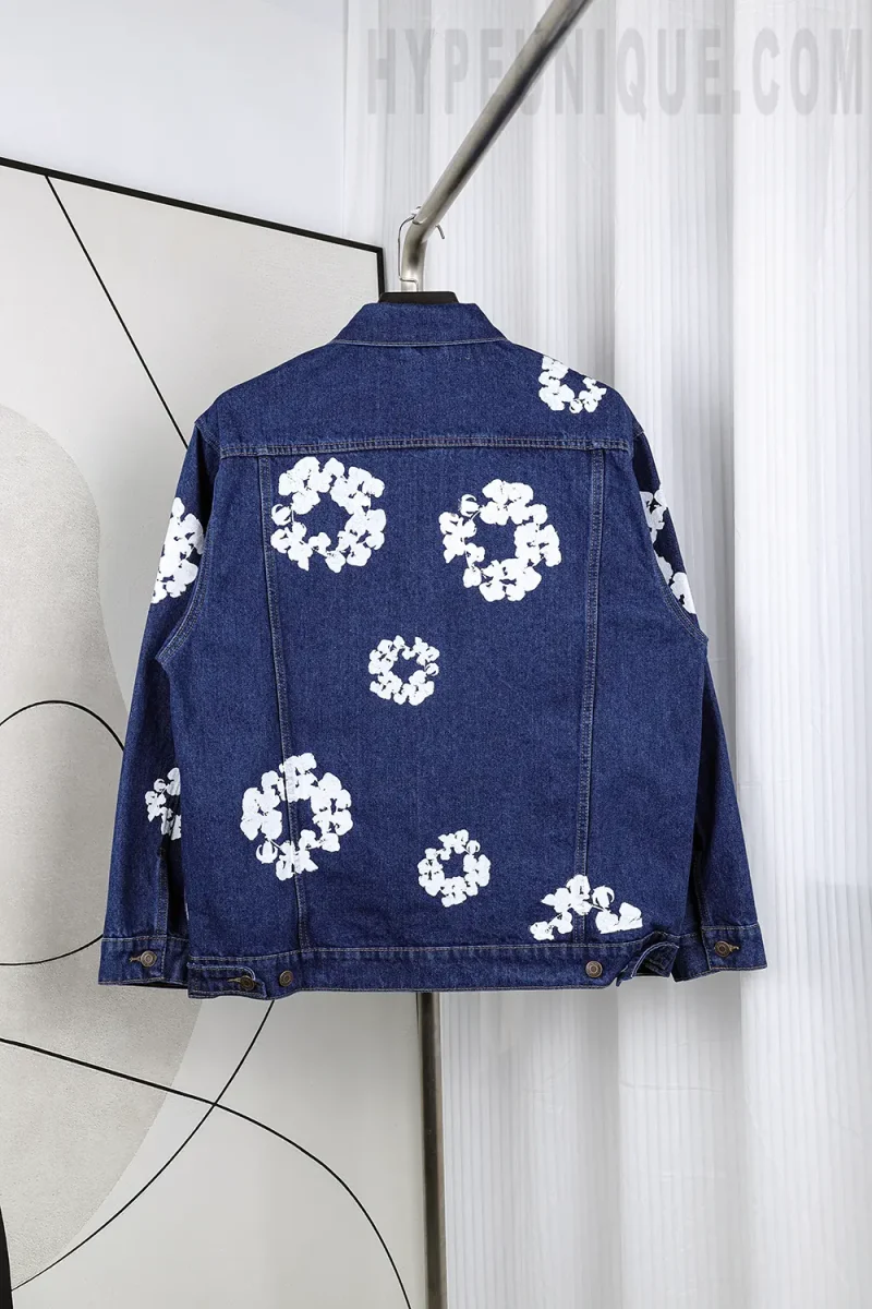 the back side navy blue