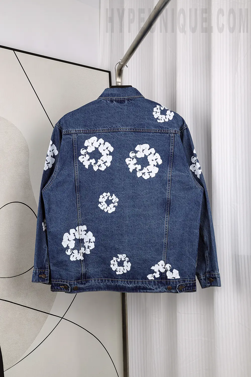 the back side Retro Blue
