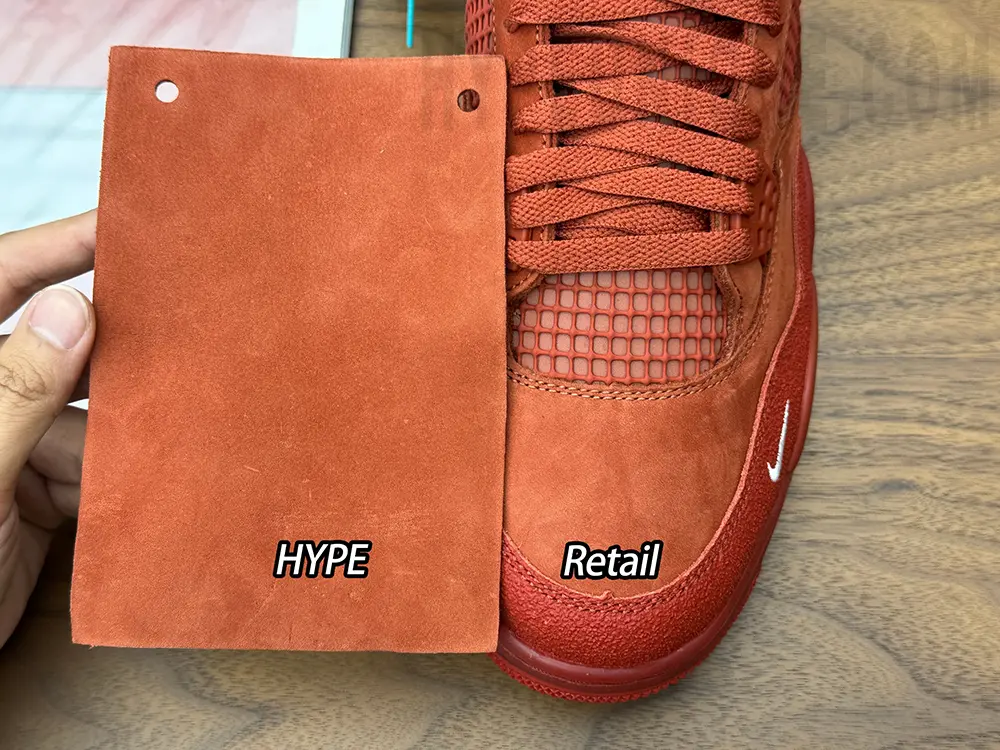 Upper material comparison