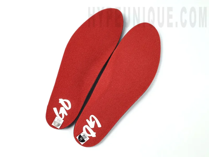 the red insole