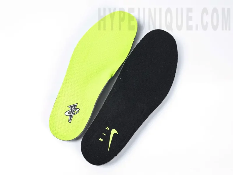 the green and black insole