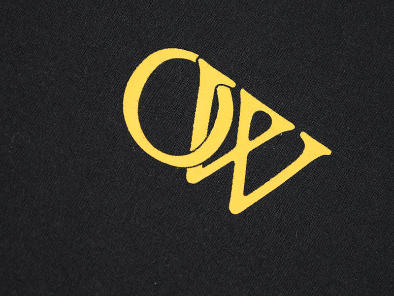 Off-White 23 Yellow Letter Print T-Shirt