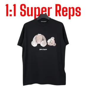 Palm Angels Kids Teddy Bear print cotton T-shirt