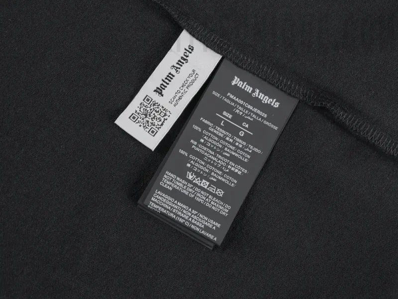 the wash and size label