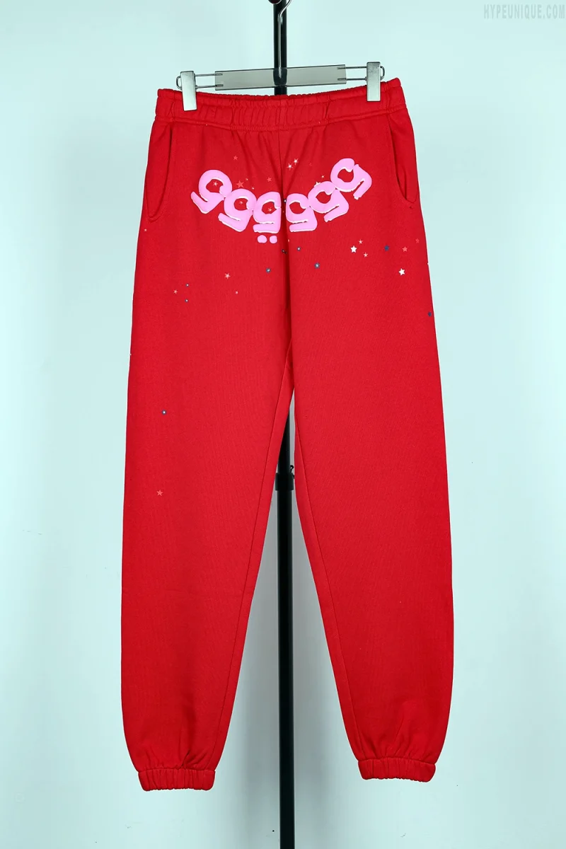 the back side of the red
