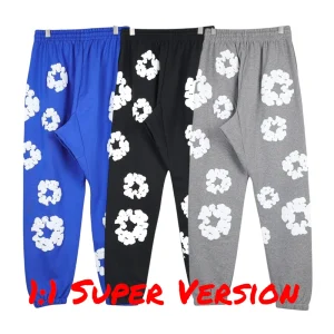 【1-1 Super Reps】Denim Tears Cotton Wreath Sweatpants-Photoroom