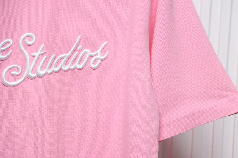 Acne Letter Embroidered T-Shirt