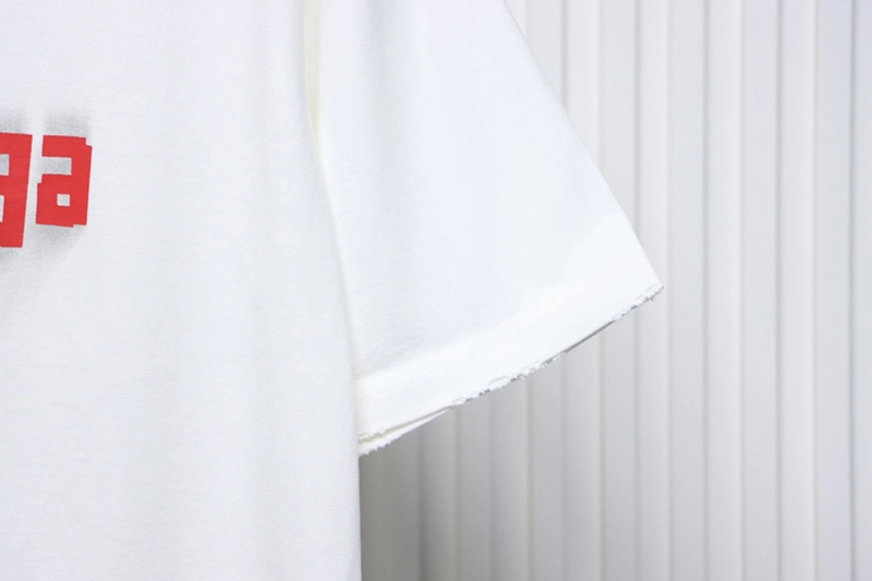 Embroidered 3D Ghosting Inkjet Logo T-Shirt
