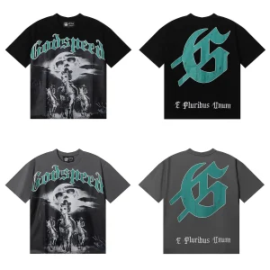 GodSpeed Skeleton and Knight T-shirt