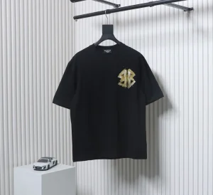 Hand-Painted Double B Printed T-Shirt