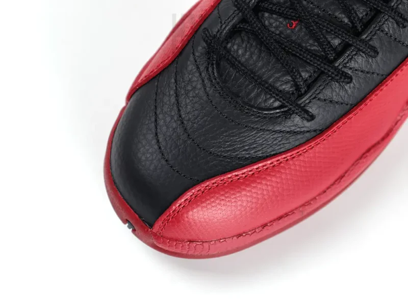 the white and red toe box