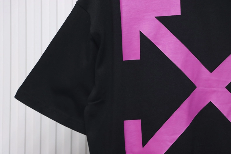 Off-White Caravaggio Purple Arrow T-Shirt