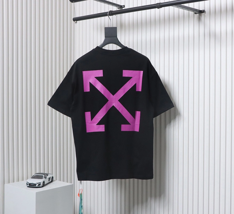 Off-White Caravaggio Purple Arrow T-Shirt
