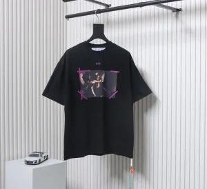 Off-White Caravaggio Purple Arrow T-Shirt