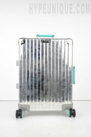 Silver Rolling Suitcase