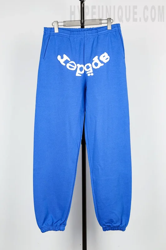 Sp5der "Sp5der" Logo Trousers Blue Reps