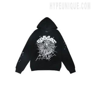 Sp5der OG Web Hoodie Black