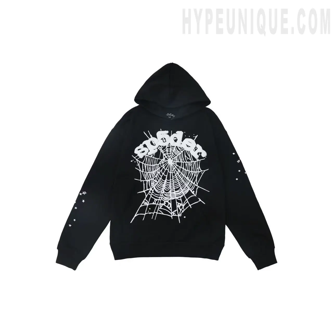 Sp5der OG Web Hoodie Black