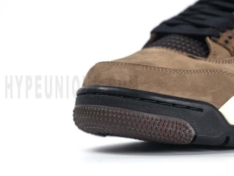 the brown toe box