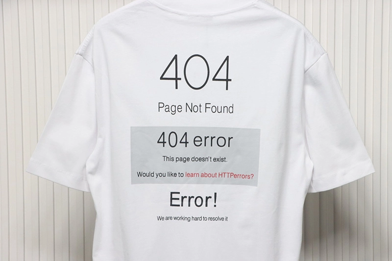 404 Logo Printed T-Shirt