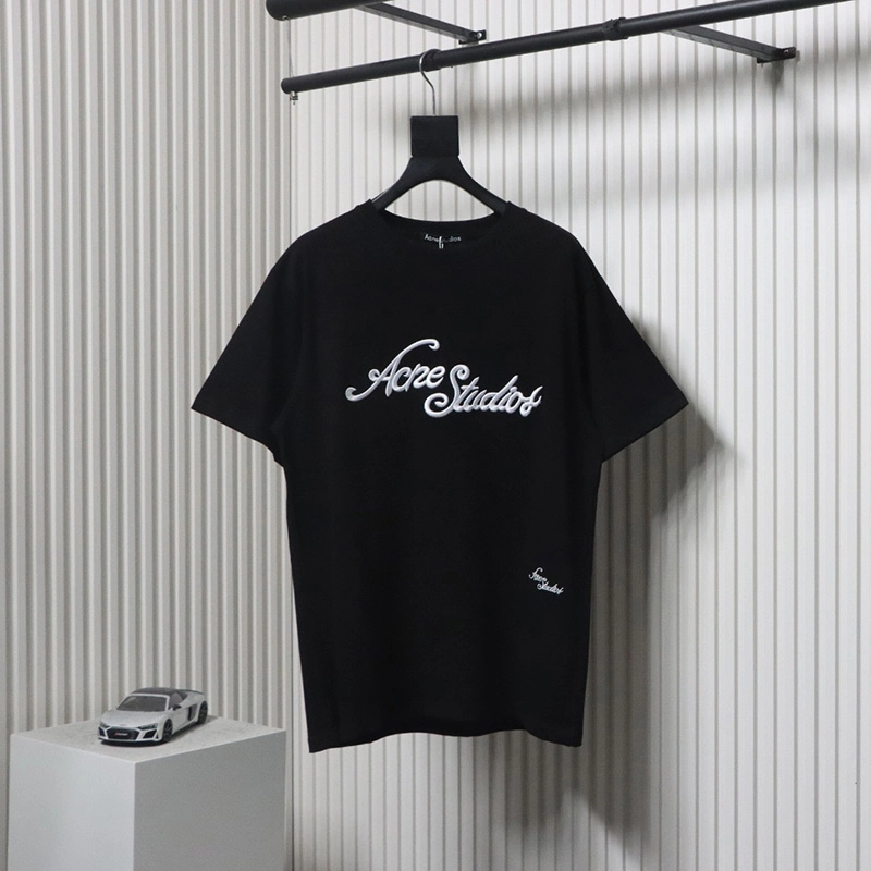 Acne Embroidered Logo T-Shirt