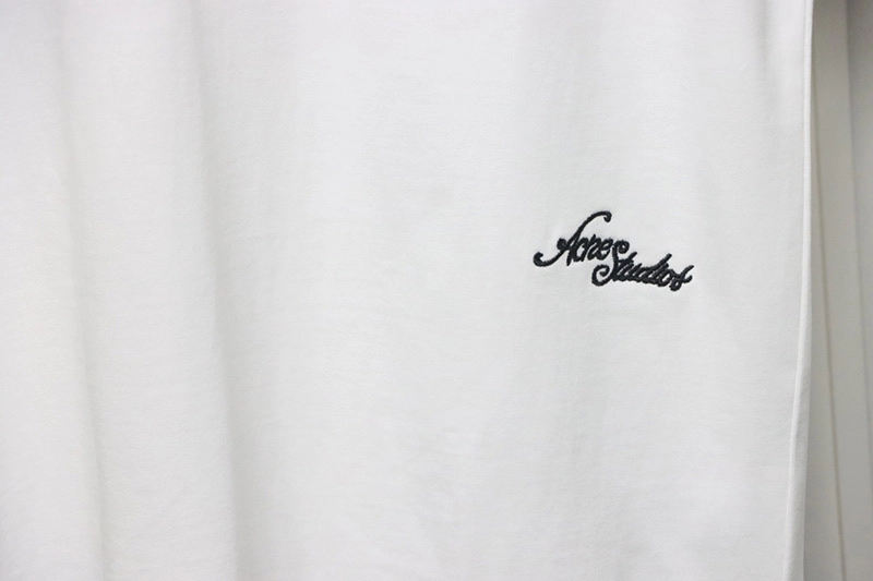 Acne Embroidered Logo T-Shirt