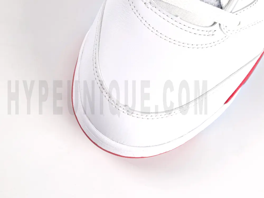 White toe cap