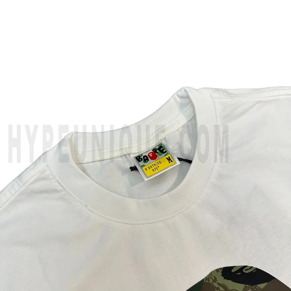 Neckline tag close-up, displaying garment care symbols and brand information with fashion-forward presentation.