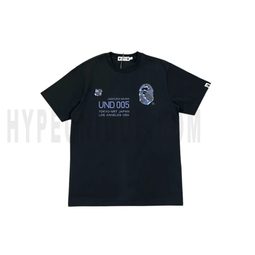 The front of the black clothes