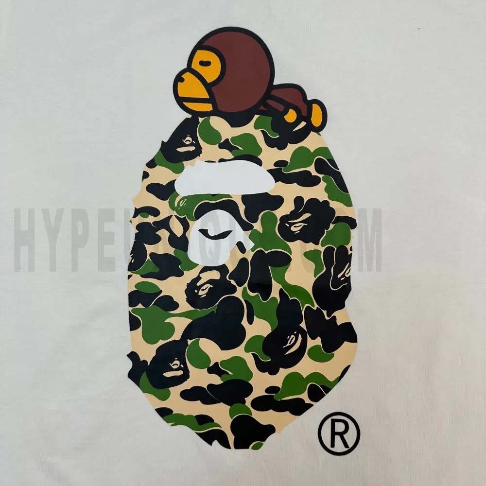 Close-up detail of the graphic artwork printed on the jersey's front panel