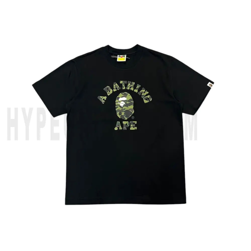 The black shirt with a green graphic