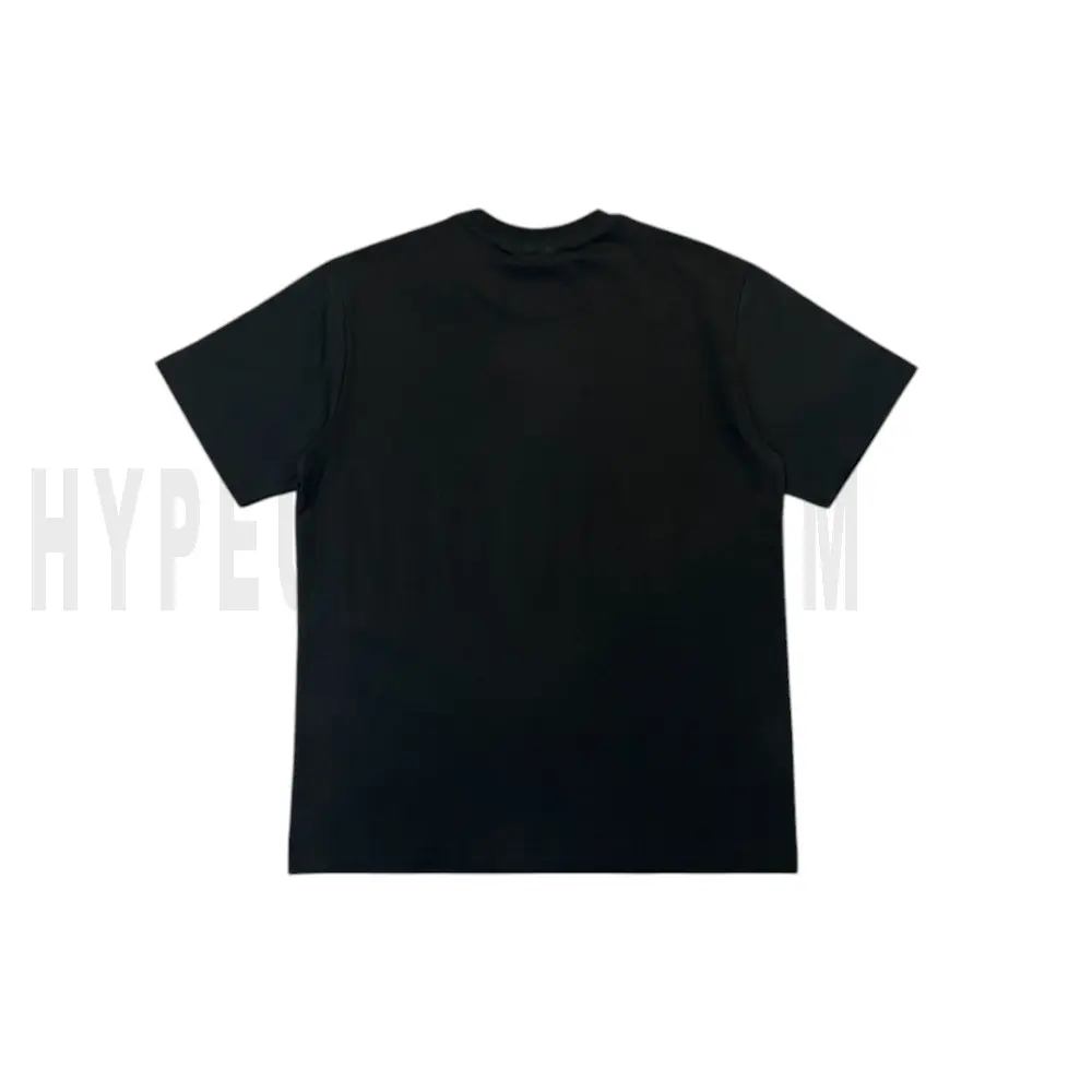 The back of the black clothes