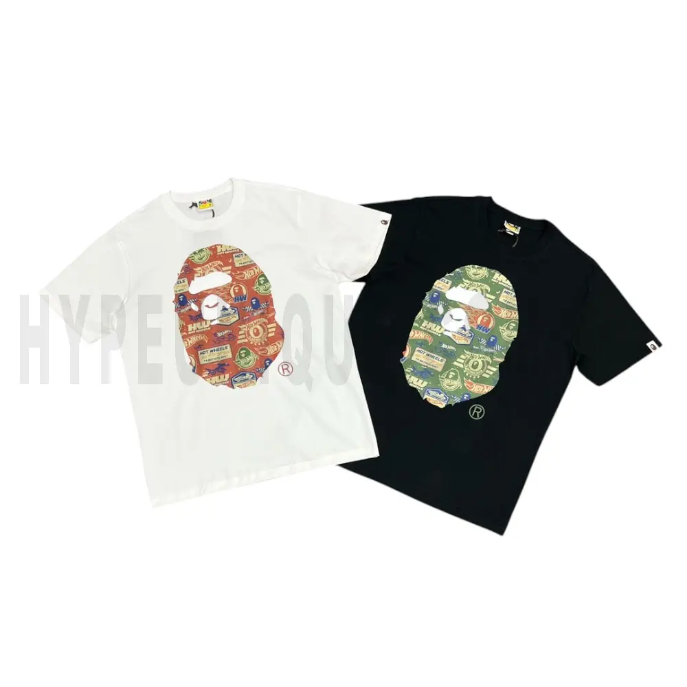 Bape x Hot Wheels Ape Head T-Shirt